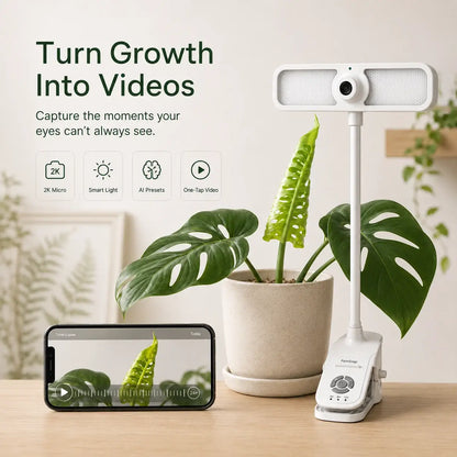 AI Plant Time-Lapse Camera-FernSnap