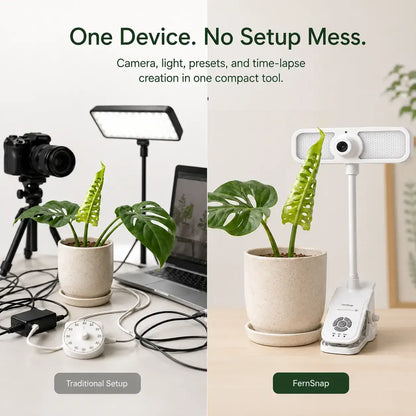 AI Plant Time-Lapse Camera-FernSnap