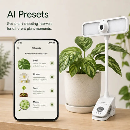 AI Plant Time-Lapse Camera-FernSnap